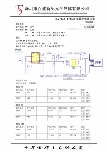 高通QC2.0快充車充方案，支持三星蘋果識別