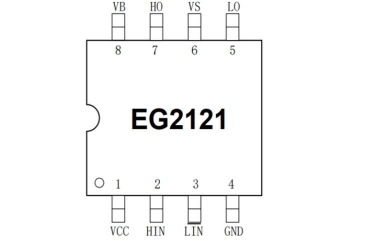 EG2121：高性能無(wú)刷電機(jī)控制器柵極驅(qū)動(dòng)芯片，集成多重安全保護(hù)